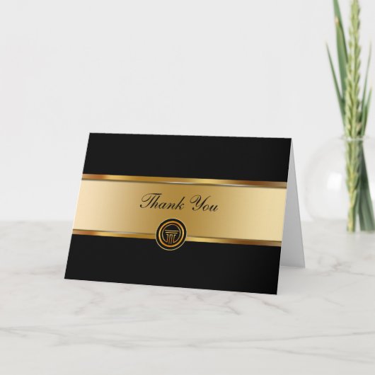 Classy Attorney Blank Business Hartelijk dank Bedankkaart (Voorkant)