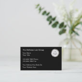 Classy Attorney Business en doorverwijzing Visitekaartje (Staand voorkant)