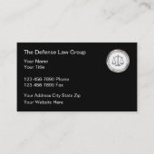 Classy Attorney Business en doorverwijzing Visitekaartje (Voorkant)