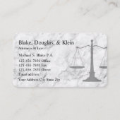 Classy Attorney Design Visitekaartje (Voorkant)
