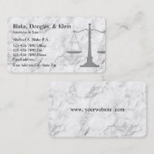 Classy Attorney Design Visitekaartje (Voorkant / Achterkant)