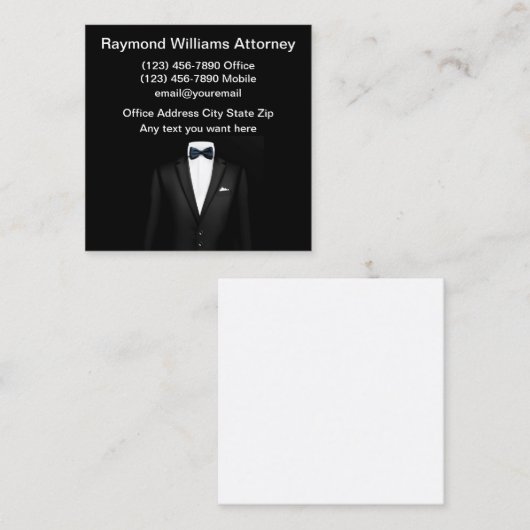Classy Attorney Glossy Visitekaartjes (Voorkant / Achterkant)