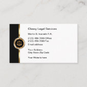 Classy Attorney Juridische Diensten Visitekaartje (Voorkant)