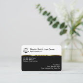 Classy Attorney Kantoor Visitekaartjes (Staand voorkant)