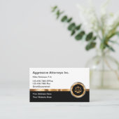 Classy Attorney Law Kantoor Visitekaartje (Staand voorkant)
