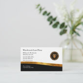 Classy Attorney Law Kantoor Visitekaartje (Staand voorkant)