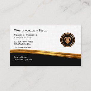 Classy Attorney Law Kantoor Visitekaartje