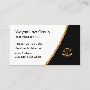 Classy Attorney Law Kantoor Visitekaartjes