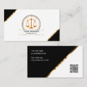 Classy Attorney Law Kantoor Visitekaartjes (Voorkant / Achterkant)