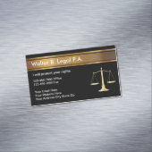 Classy Attorney Magnetic Visitekaartjes Visitekaartje Magneet (Voorbeeld)