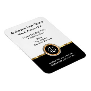 Classy Attorney Magnetische visitekaartjes Magneet