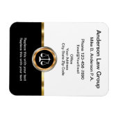 Classy Attorney Magnetische visitekaartjes Magneet (Horizontaal)