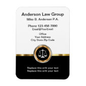 Classy Attorney Magnetische visitekaartjes Magneet (Verticaal)