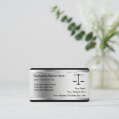 Classy Attorney Professional Visitekaartjes (Staand voorkant)