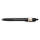 Classy Attorney Promotional Zwarte Inkt Pen (Bodem)