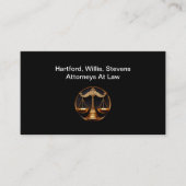 Classy Attorney Theme Upscale Visitekaartjes (Voorkant)