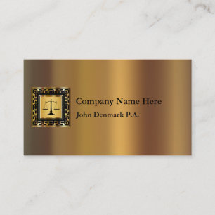 Classy Attorney Visitekaartjes