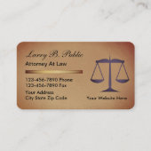 Classy Attorney Visitekaartjes (Voorkant)
