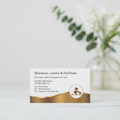 Classy Attorney Visitekaartjes (Staand voorkant)