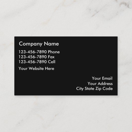 Classy Attorney Visitekaartjes (Achterkant)