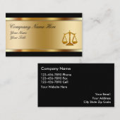 Classy Attorney Visitekaartjes (Voorkant / Achterkant)