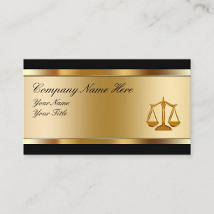 Classy Attorney Visitekaartjes