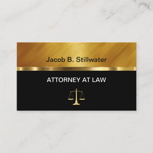Classy Attorney Visitekaartjes (Voorkant)