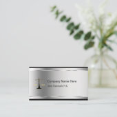 Classy Attorney Visitekaartjes (Staand voorkant)