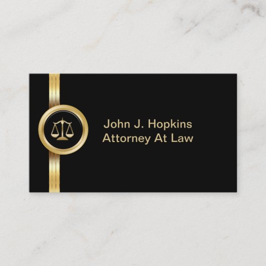 Classy Attorney Visitekaartjes (Voorkant)