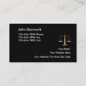 Classy Attorney Visitekaartjes (Achterkant)