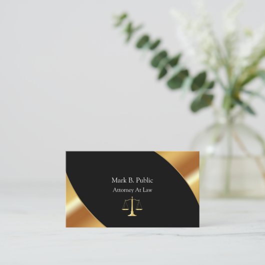Classy Attorney Visitekaartjes (Staand voorkant)