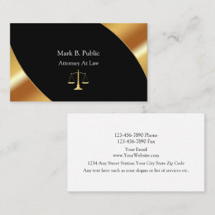 Classy Attorney Visitekaartjes