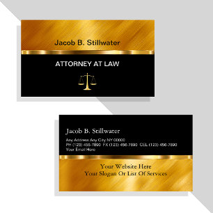 Classy Attorney Visitekaartjes