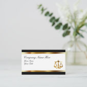 Classy Attorney Visitekaartjes (Staand voorkant)