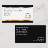 Classy Attorney Visitekaartjes (Voorkant / Achterkant)