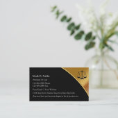Classy Attorney Visitekaartjes (Staand voorkant)