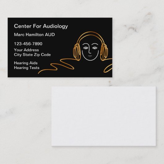 Classy Audiology and Hearing Aids Visitekaartje (Voorkant / Achterkant)