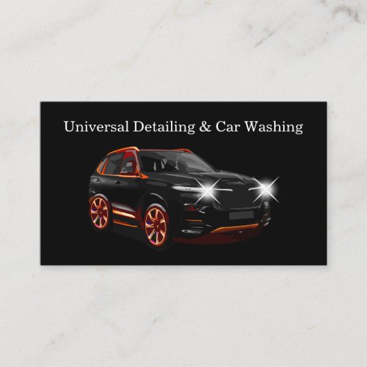 Classy Auto Detailing Dubbele Kant Visitekaartje (Voorkant)