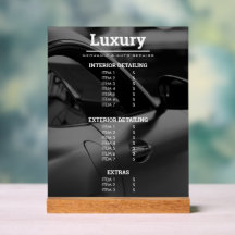 Classy auto foto reparaties mechanica prijslijst