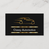 Classy Automobielthema Visitekaartje (Voorkant)