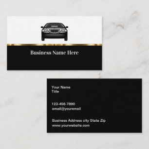 Classy Automotive Business Card Template Visitekaartje
