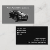 Classy Automotive Business Cards Online Design Visitekaartje (Voorkant / Achterkant)