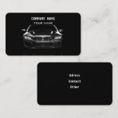 Classy Automotive Business Design Visitekaartje (Voorkant / Achterkant)