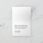 Classy Automotive Business - Hartelijk dank Bedankkaart (Binnen)