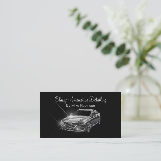 Classy Automotive detail en schoonmaak Visitekaartje (Staand voorkant)