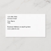 Classy Automotive Gold Auto Visitekaartjes (Achterkant)