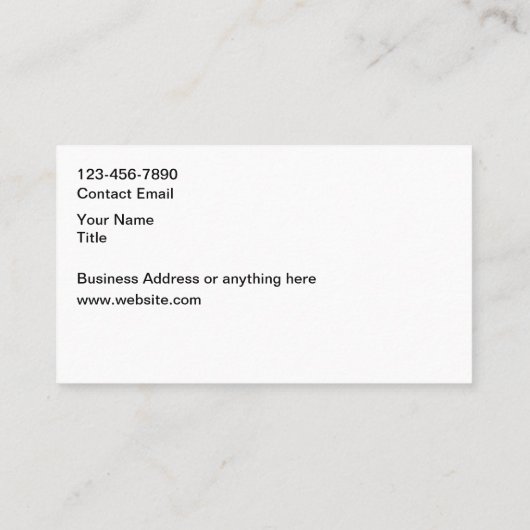 Classy Automotive Gold Auto Visitekaartjes (Achterkant)