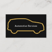 Classy Automotive Gold Auto Visitekaartjes (Voorkant)