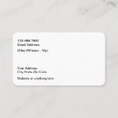 Classy Automotive Paint Bodyshop Visitekaartjes (Achterkant)