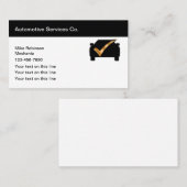 Classy Automotive Services Business Card-sjabloon Visitekaartje (Voorkant / Achterkant)